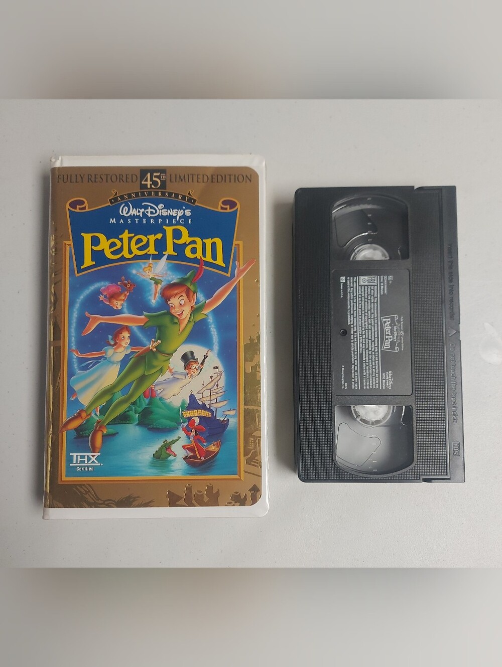 Walt Disney Masterpiece Peter Pan VHS 45th Anniversary Limited Edition